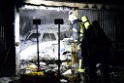 Feuer Hinterhof Garagen Koeln Hoehenberg Olpenerstr P131